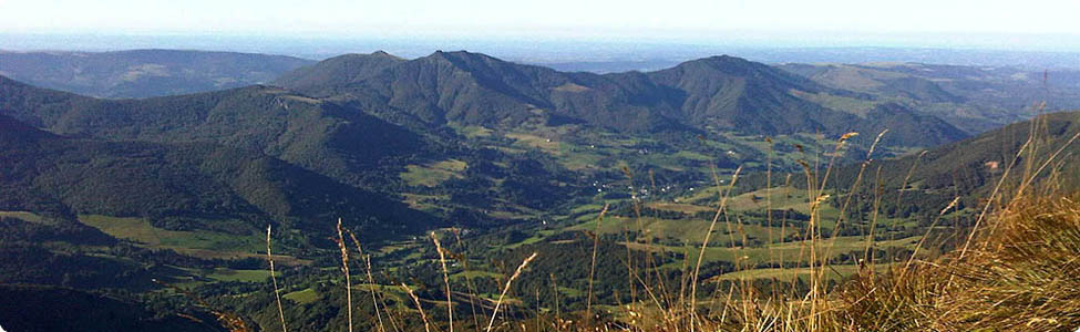 Randonnée dans le parc des volcans d'Auvergne