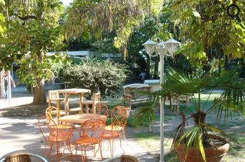 La terrasse du camping