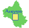 carte de l'Aveyron