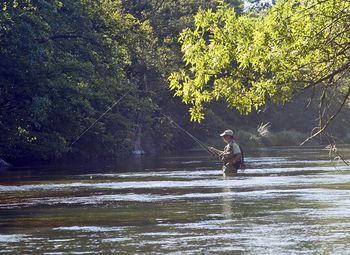 Pêche à la mouche dans le Cantal